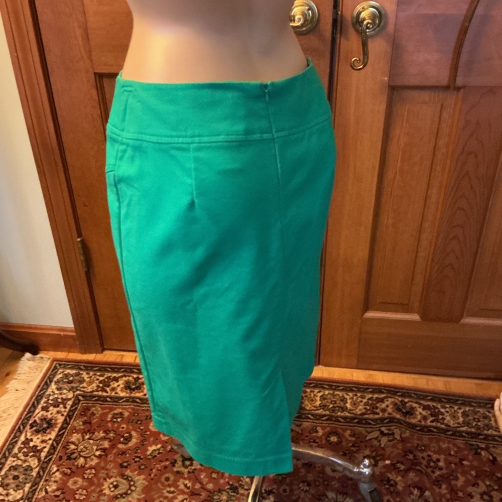 Valerie Bertinelli Teal Pencil Skirt - Picture 4 of 9